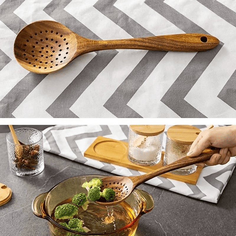 Cooking Wooden Utensil Set - Aussie Premium Deals